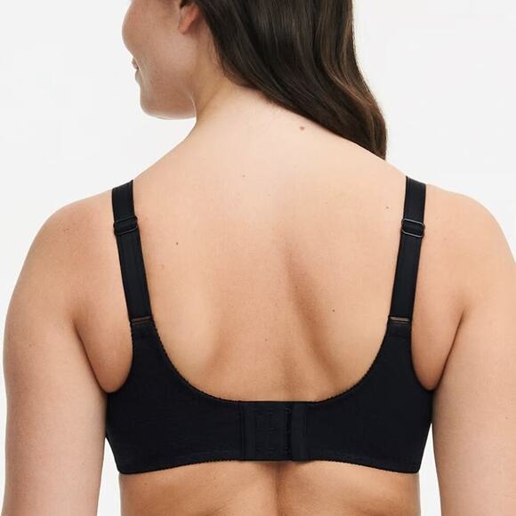 Chantelle Magnifique Bra Seamless Underwired Unlined Minimizer Black NWT 36DDDD - Picture 2 of 8